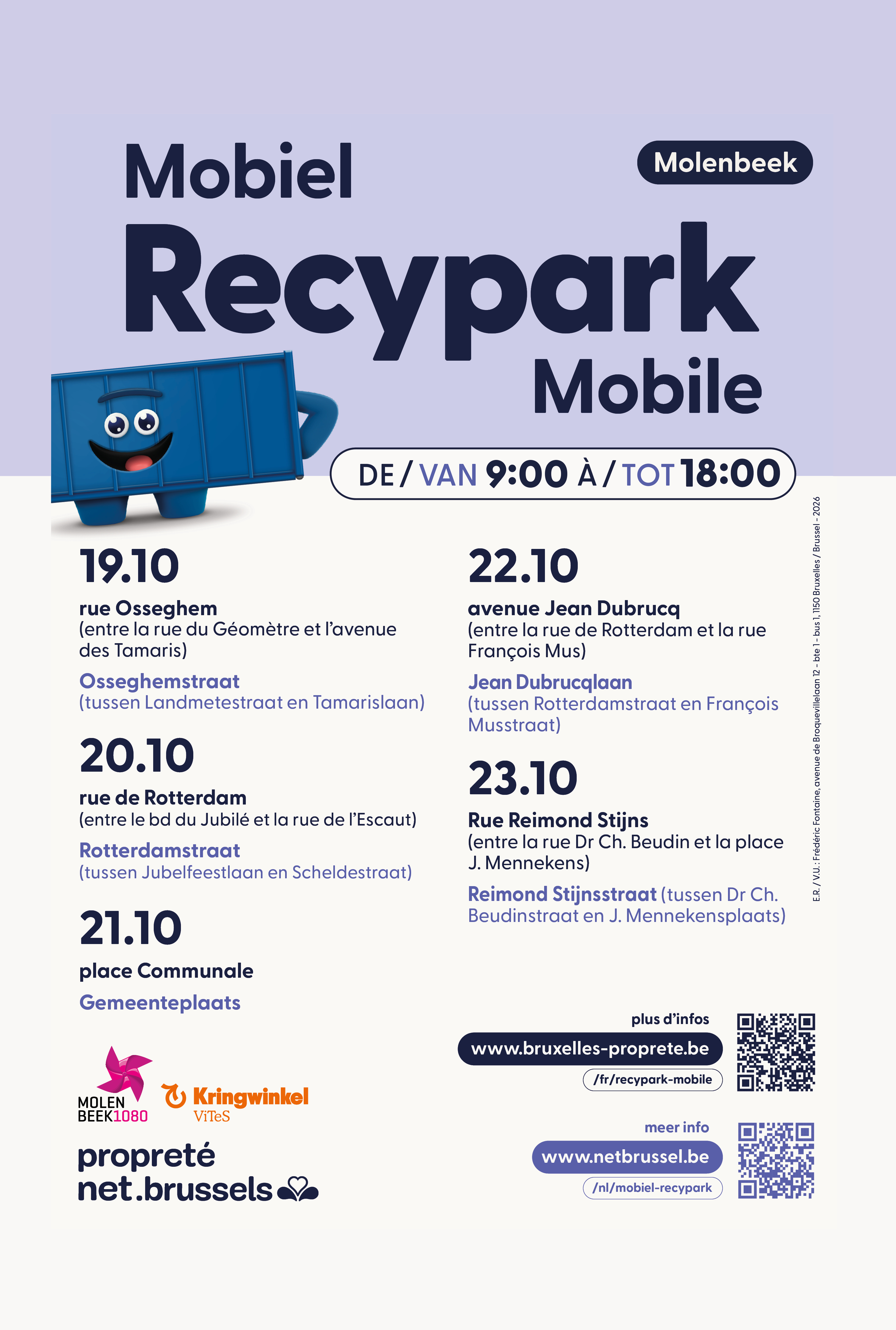 DECAUX PAPIER RECYPARK encombrants octobre 2026 bon 160926
