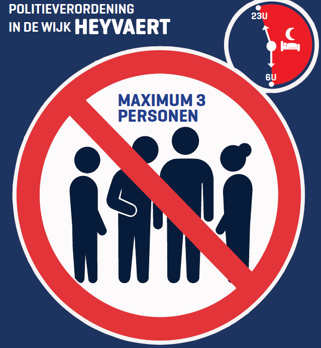 Politieverordening - Samenscholingsverbod op het openbaar domein Wijk Heyvaert